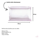 02 Fronhas De Cetim Anti Frizz 70cm X 50cm Par Rosa Bebê