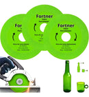 Disco De Corte Diamantado Vidro Espelho Porcelanato Kit 3und Cor Verde