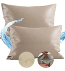 Kit 2 Capa De Travesseiro Impermeavel Hospitalar 50x70 Fr Bege