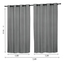 Cortina P/ Cozinha 1,20 X 2,80 Voil Xadrez Franzida Cor Preto