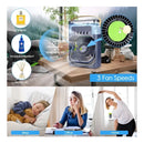 Mini Air Cooler Fan USB Preto