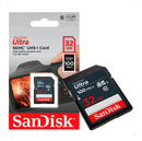 Cartão Memória 32gb Sandisk Ultra Sdhc Sdsdunr-032g-gn3in