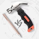 Mini Martelo Unha Cabo Curto Emborrachado Martelinho Pequeno