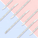 Kit Aplicador Pincel Descartável Batom Gloss Limpeza Cílios Cor Preto