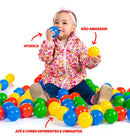 Bolinhas De Piscina Infantil Coloridas Que Não Amassam Cor 25 Bolinhas