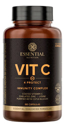 Vitamina C Vit Protect 180 Caps Essential Nutrition Sabor Natural