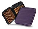 Kit Com 20 Agulhas De Crochê De Bambum Com Estojo - Prm