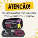 Hard Case Premium Estoj Estetoscópio Littmann Medicina Enfer Cor Preto
