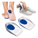 Genérica Palmilha calcanheira gel silicone ortopédica