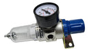 Filtro Regulador Ar Compressor 1/4 Completo Com Espigão 3/8