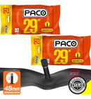 Par Câmara Ar 29x1.9/2.125 Bico Grosso Válvula Americana Mtb Schrader