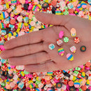 Kit 3 Modelos Miçangas 120 Pçs Coração Frutas Doces Anita Bijuterias