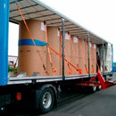 Cinta Com Catraca Carga 5 T 50mm 9m Caminhão Amarração Cor Laranja Rodopecas