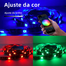 Fita Led Rgb 5050 16 Milhões De Cores Controle Via Bluetooth E App, Controle Infravermelho Ip65 5 Metros Dc5v