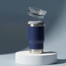 Copo Térmico Para Long Neck Latas  C/ Tampa E Ab Azul-marinho