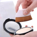 Kit 1 Pincel Maquiagem Hexagonal + Estojo Transparente Make