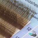 Cílios Nagaraku Fios Y Marrom Volume Brasileiro 0.07 D Mix 8/14mm Cor Marrom