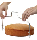 Cortador Alinhador De Bolo Facil De Cortar 2 Linhas Aço Inox