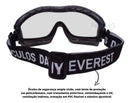 Óculos De Proteção Everest Steelpro Ampla Visão Ca 19628
