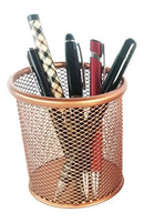 Porta Caneta, Lápis, Redondo, Metal, Rose Gold, Gv Office
