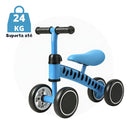 Bicicleta De Equilibro Sem Pedal Andador Infantil Para Bebê Cor Azul