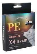 Linha Pesca Joyfox Multifilamento Cinza 300m 4x 0.305mm 45lb