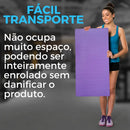 Colchonete Eva Tapete Yoga Academia Fitness Exercícios 10mm Cor Preto