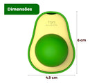 Kit 5 Abacate Brinquedo Interativo Gatos Catnip Erva Natural Cor Verde