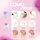 Monitor batimentos cardíacos do bebê fetal doppler cor rosa