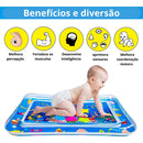 Tapete Almofada De Água Inflável Infantil Color Fundo Do Mar Baby Cor Polvo