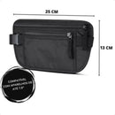 Pochete Doleira Porta Dolar Notas Viagem Antifurto Invisivel Reforçado - Marianopole