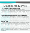 Filtro De Linha Universal 6 Tomadas Régua Extensão Chave Led