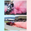 2 Tinta Em Pó Holi Azul Rosa Chá Revelação Escapamento Balão Cor 2 Azul