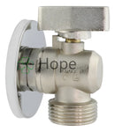 Hope Metais Registro Torneira Maquina Lavar Metal Tanque Filtro Multiuso Cor Prateado