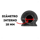 Par De Bucha Estabilizador Original Gol Fox Polo Saveiro Voyage 2009 A 2017