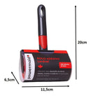 Powermaid Rolo Adesivo 11.6x20cm preto e vermelho