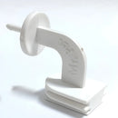 Kit 12 Porta Fruta Universal Para Gaiolas Pássaros Aves Cor Branco