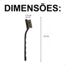 Kit 15 Escova Limpeza Cedas Aço Latão Náilon Grelha Cantinho