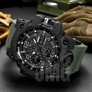 Relógio de pulso Knup Digital, cronometro, alarme com corria de silicone color verde / pulseira verde