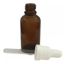 Vidrinho Âmbar De 30 Ml Conta Gotas Kit Com 30 Unid Cor Preto
