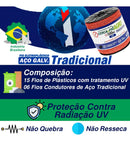 Fio Eletroplastico 500m Cerca Eletrica Rural Residencial Top