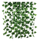 Kit 12 Pendente Planta Artificial Folha Hera 24 Metros