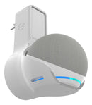 Suporte De Tomada Compativel Com Amazon Echo Dot 4 E 5 Alexa Cor Branco