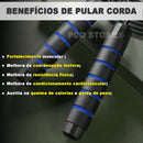 Corda De Pular Speed Rope Fitness Profissional para Crossfit Com Rolamento Freestyle Pdo Store Cor Azul