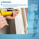 Kit 4 Unid Selante Poliuretano Cola Adesivo Pu 40 Cibra Flex Preto Mais Vendido