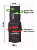 Ecooda ec3160 monóculo 16x52 profissional 16x cor preto