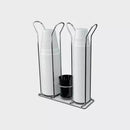 Suporte Porta Copos Descartáveis 80/200ml Organizador Com Porta Colherzinha