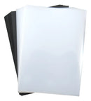 Kit Capa Encadernação A4 Transparente Lisa + Preta Couro 200 Un