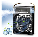 Mini Air Cooler Fan USB Preto
