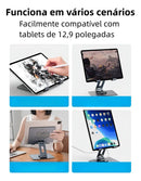 Suporte Tomate MTG-115 Giratório 360° De Alumínio Para Tablet Ate 12 Polegada